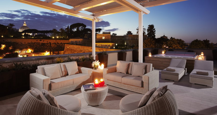 Best views of the Ancient Rome from this Meliá Hotel